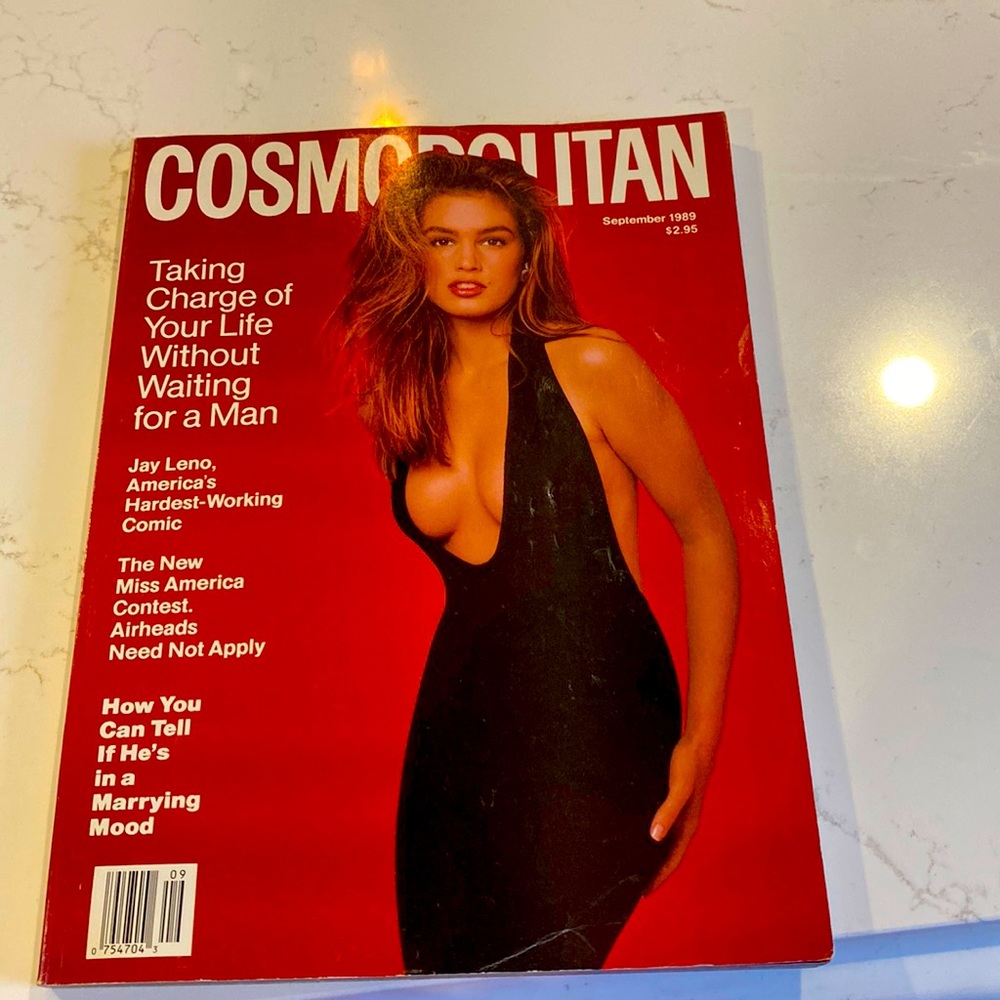 Vintage magazine- cosmo circa 1989